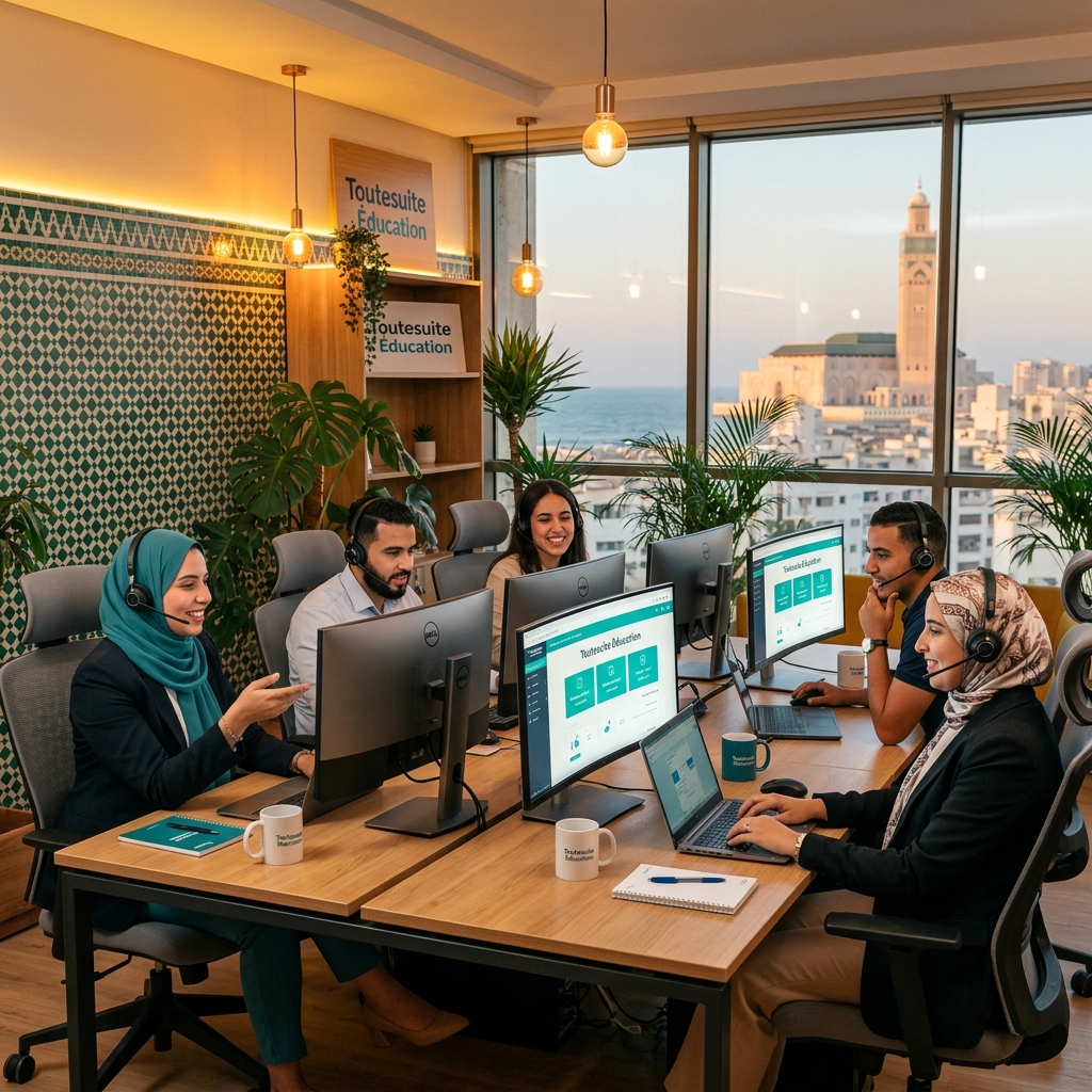 Équipe support ToutSuite à Casablanca — Darija, Français, Arabe