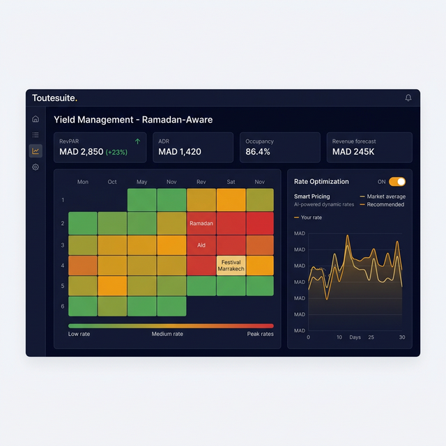 ToutSuite Yield Management — Tarification dynamique Ramadan Maroc